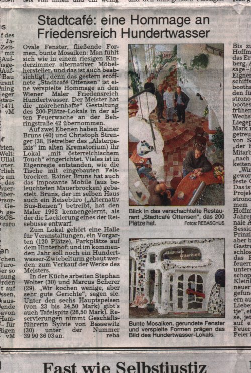 Hamburger Abendblatt Nr. 271 vom 20.11.1998, Seite 15:
