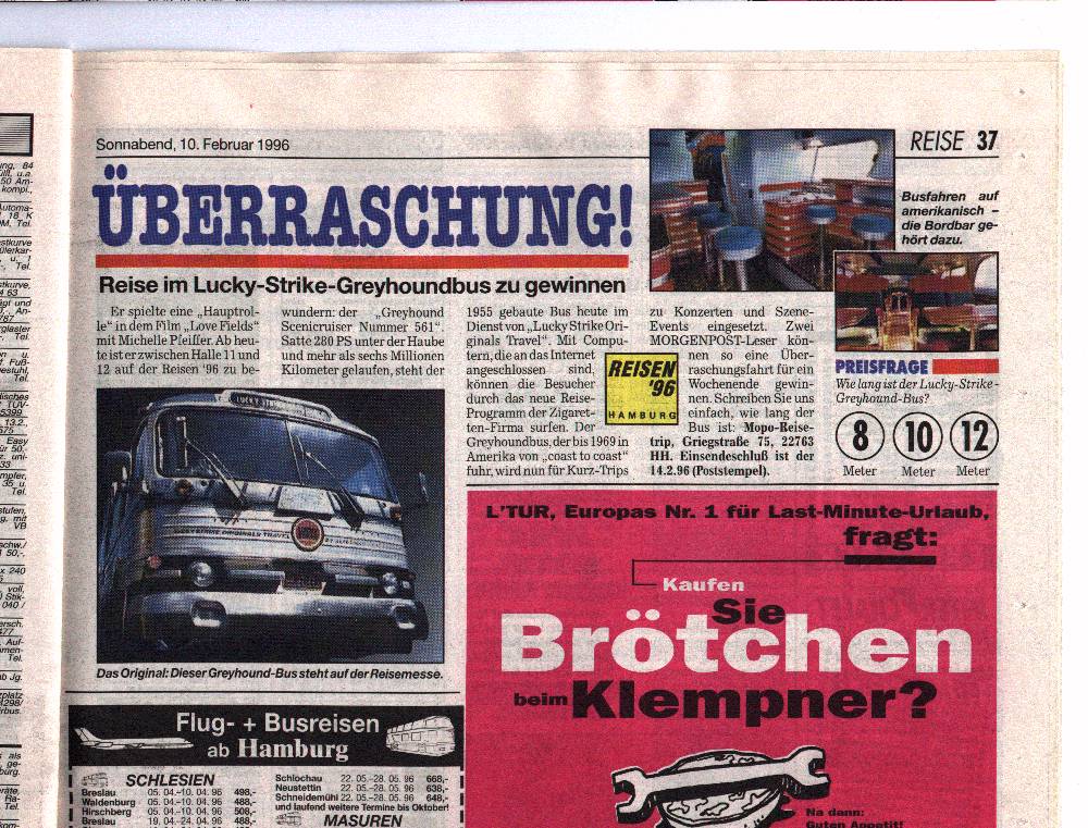 Hamburger Morgenpost vom 10.2.1996