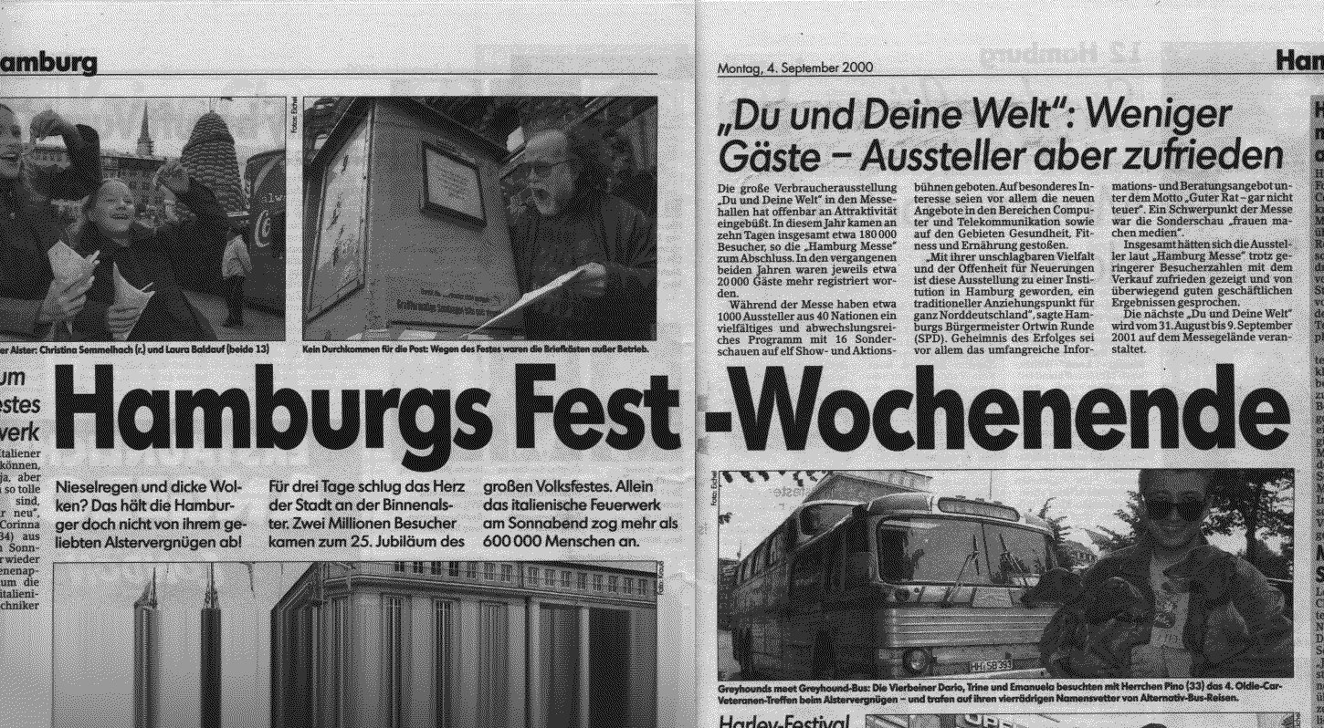 Hamburger Morgenpost Nr. 206/36 vom 4.9.2000, Seite 11