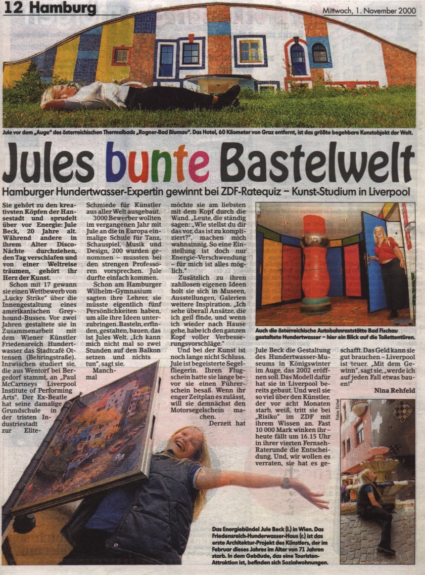 Hamburger Morgenpost Nr. 255/44 vom 1.11.2000, Seite 12