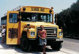 original amerikanischer US-Schulbus