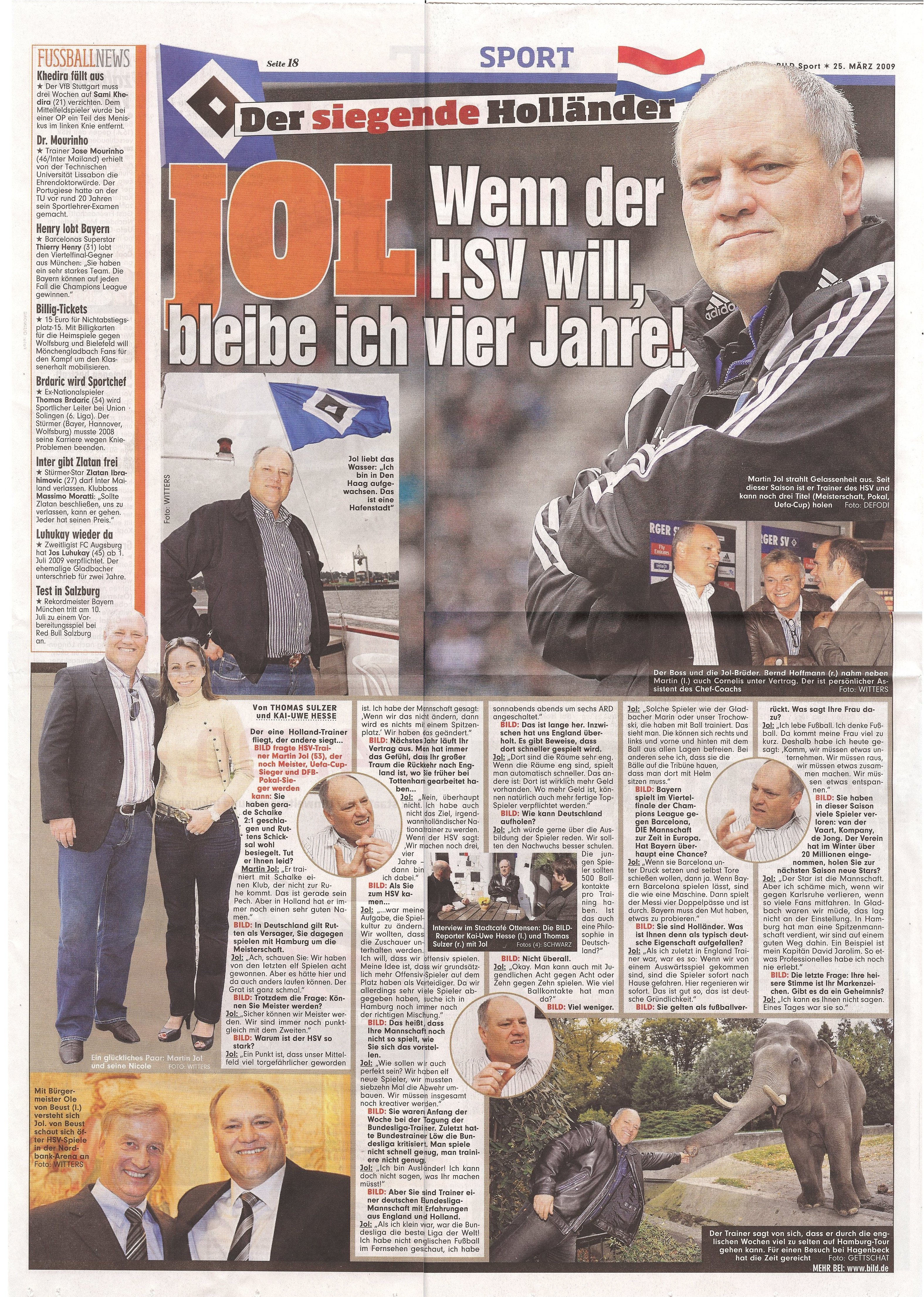 BILD Nr. 71/13 vom 25.3.2009, Seite 18