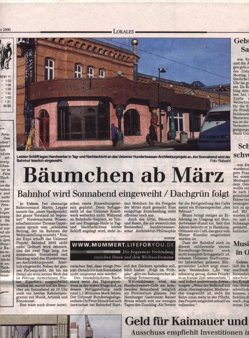 Allgemeine Zeitung Nr. 273 Jahrgang 151 vom
22.11.2000, Seite 3