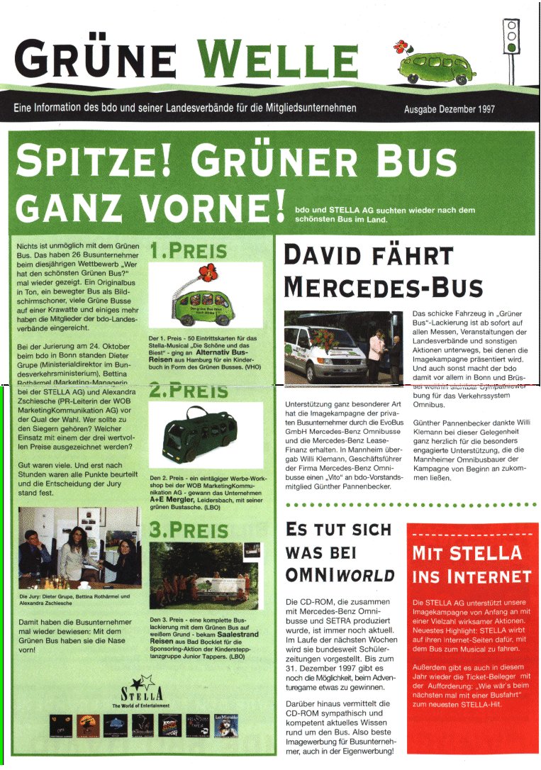 Grüne Welle vom 15. Dezember 1997