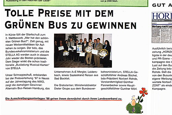 Grüne Welle vom 1. August 1998