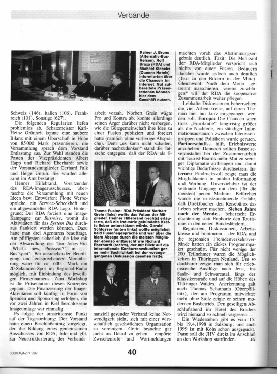 bus magazin vom 22.5.1997