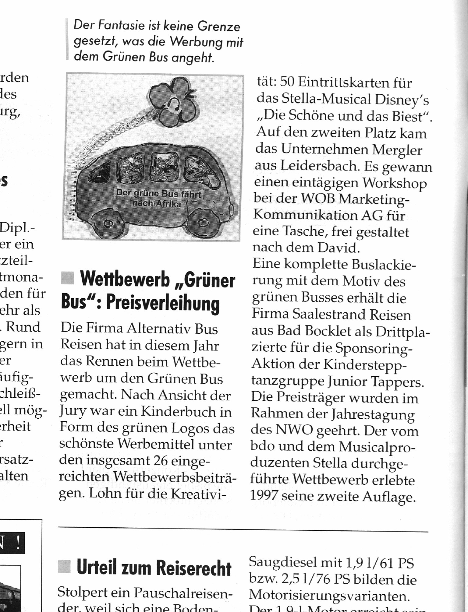 bus magazin Nr. 1 / 98 vom 2.1.1998