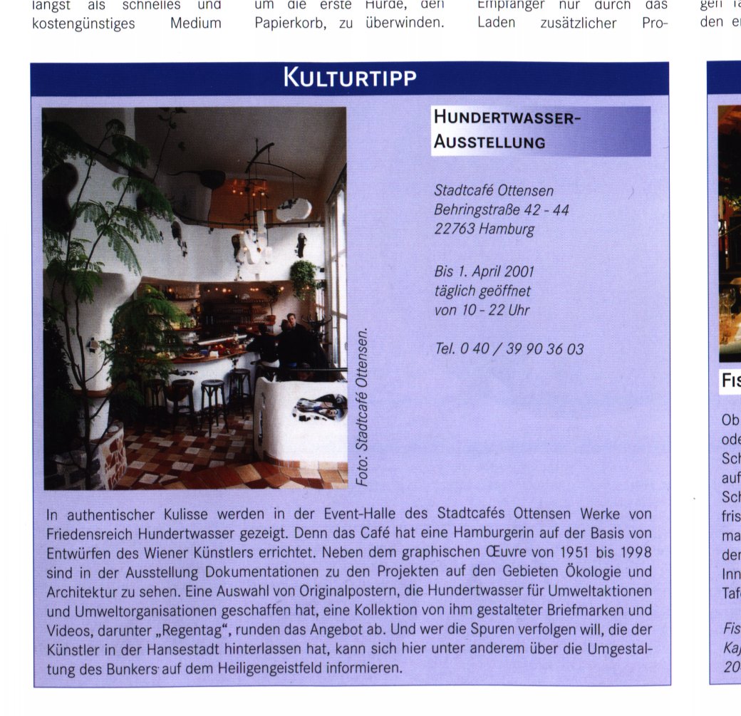 DTZ News 
Nr. 1 vom 1.2.2001, Seite 3: