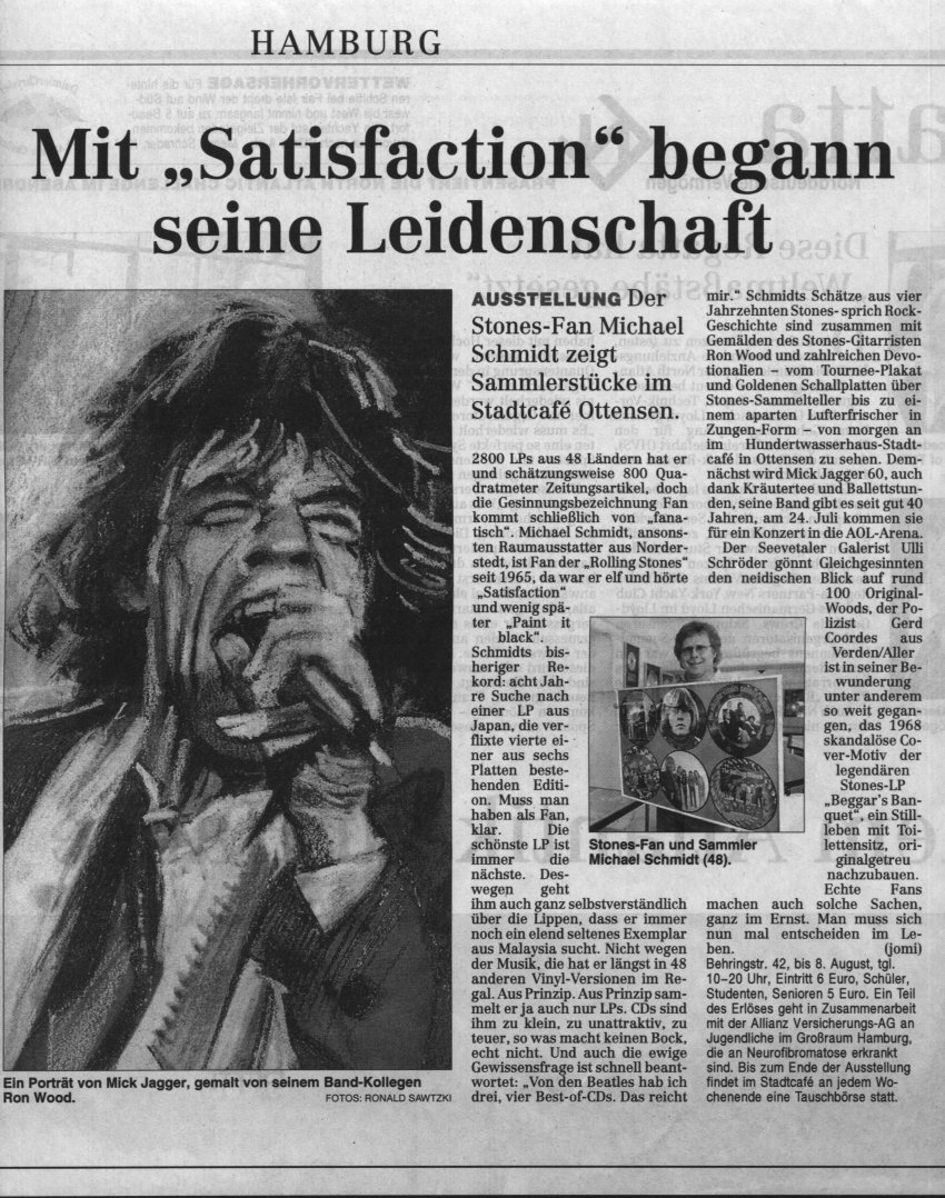 Hamburger Abendblatt Nr. 159 vom 11.7.2003 Seite 15