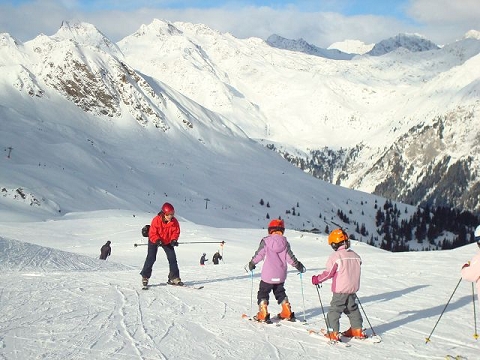 Vorbereitung auf das Skirennen