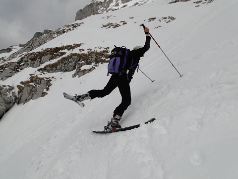 Spitzkehre am Berg