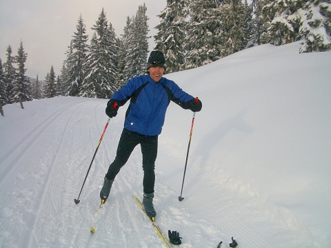 Schnelles Gleiten auf Skates