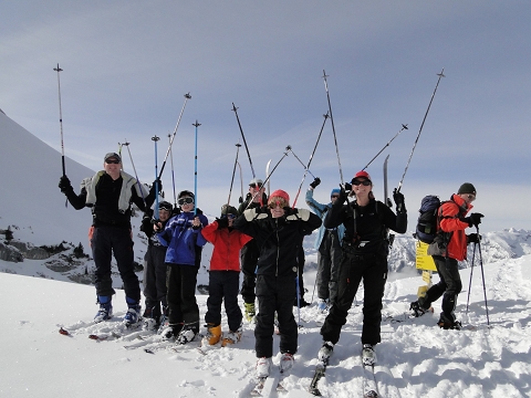Skitourengruppe