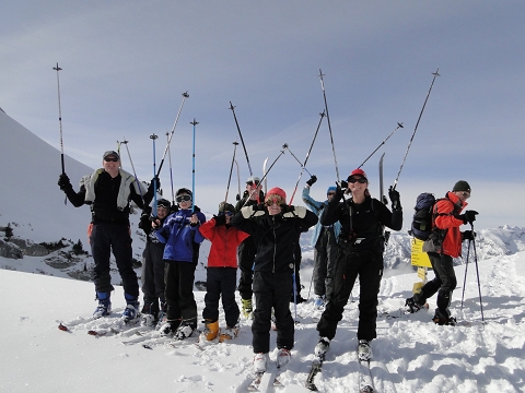 Skitourengruppe
