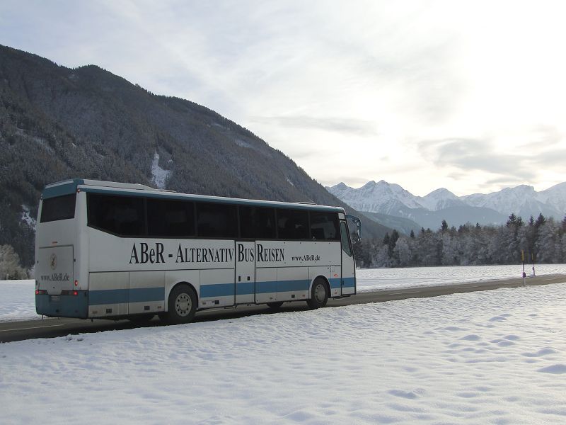 Sleepliner auf Rückfahrt aus dem Tal im Abendlicht