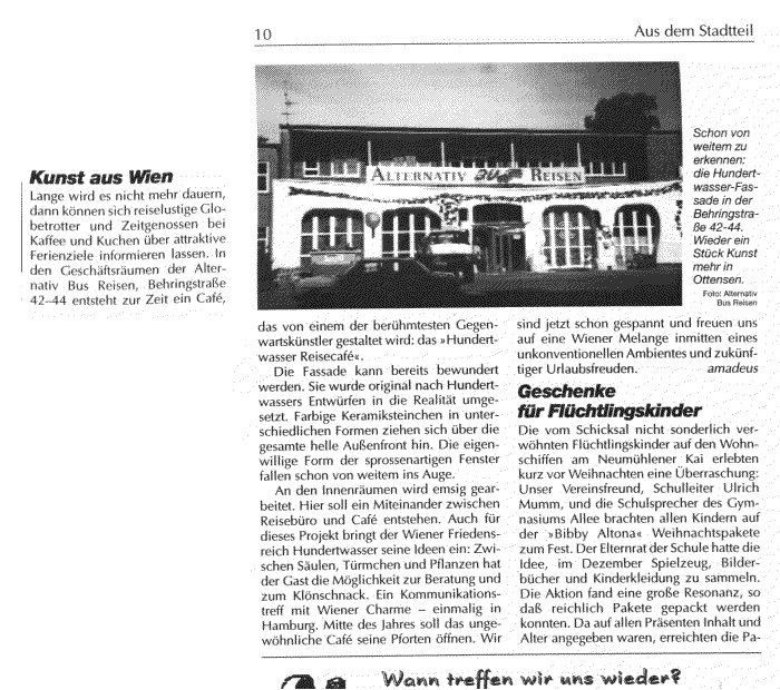 BRIEF AUS Ottensen vom 4.2.1998