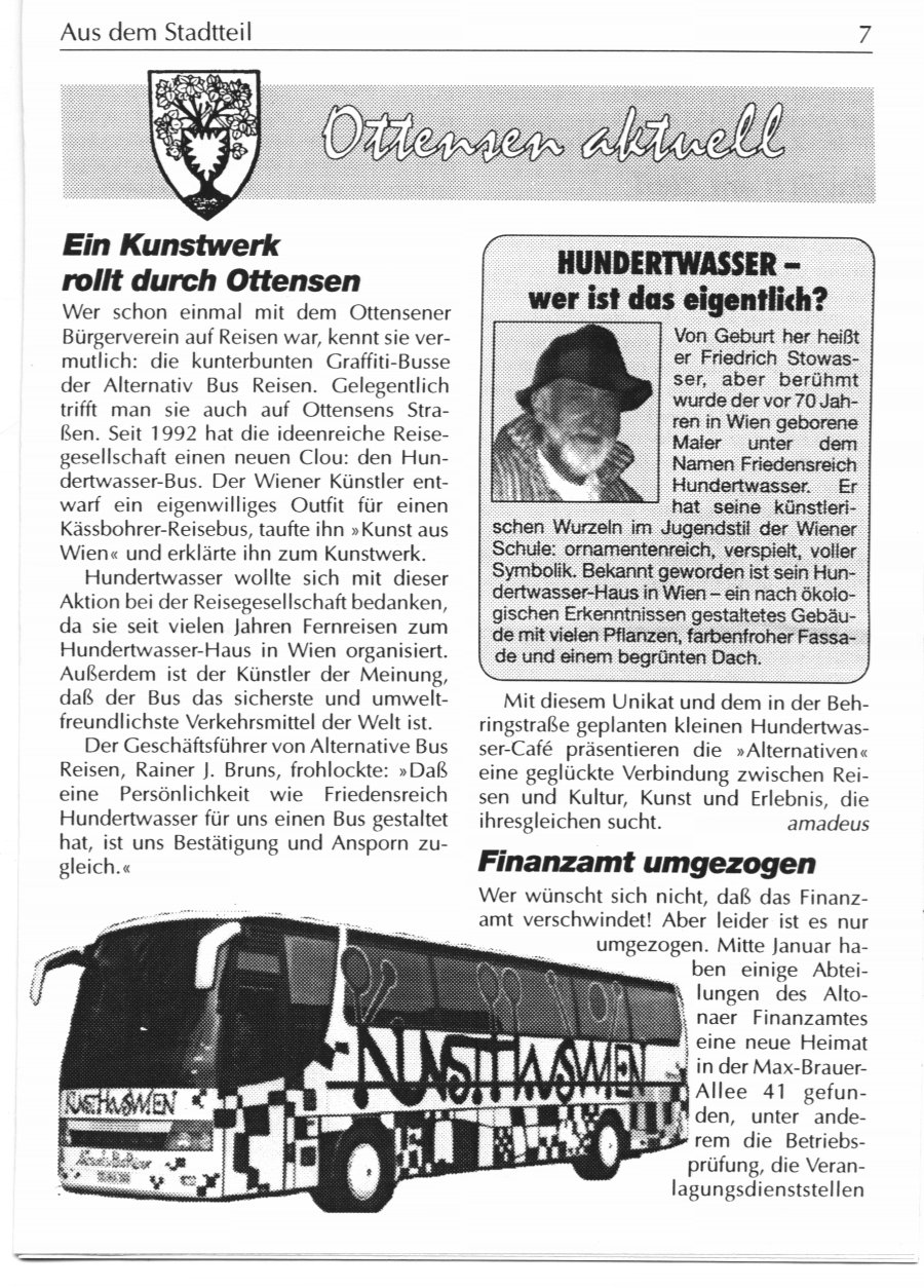 BRIEF AUS Ottensen vom 4.3.1998